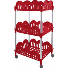 CARRELLO DOLLY PANAMA ROSSO (3pz)